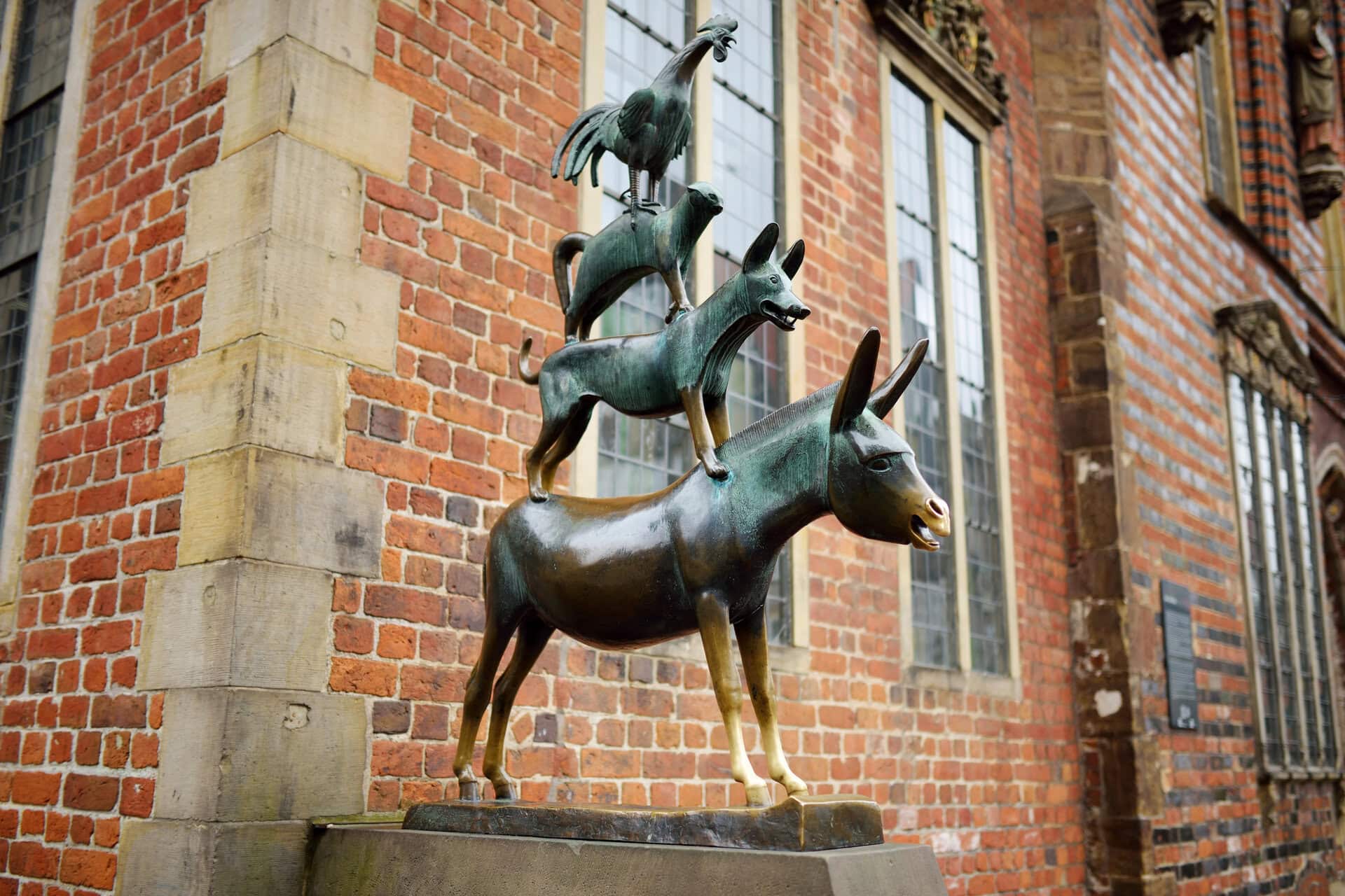 Bremen Town Musicians statue